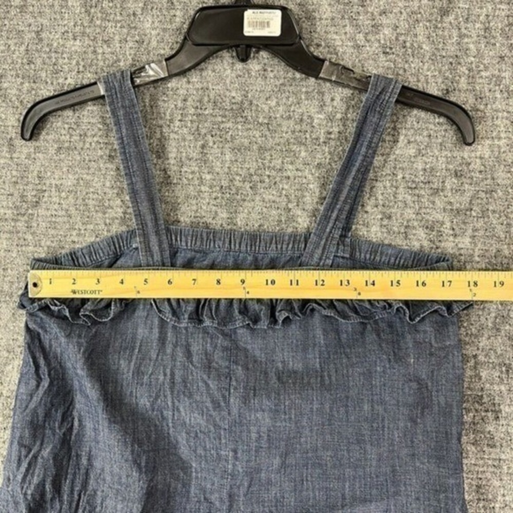 J Crew Tank Womens 4 Ruffle v - Picture 8 of 11